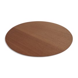 Rund Mahogny dekorationsfaner 4,6 mm
