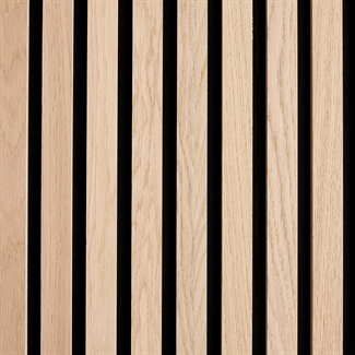 Akustikpanel - Obehandlad ek plywoodfanér 60 x 240 cm