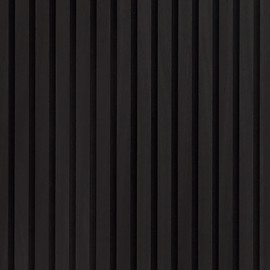 Akustikpanel - Svartoljad rökt ekfanér 60 x 240 cm