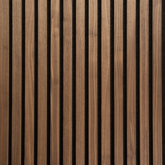 Brandskyddande akustikpanel - Rökt ekfaner 60 x 240 cm
