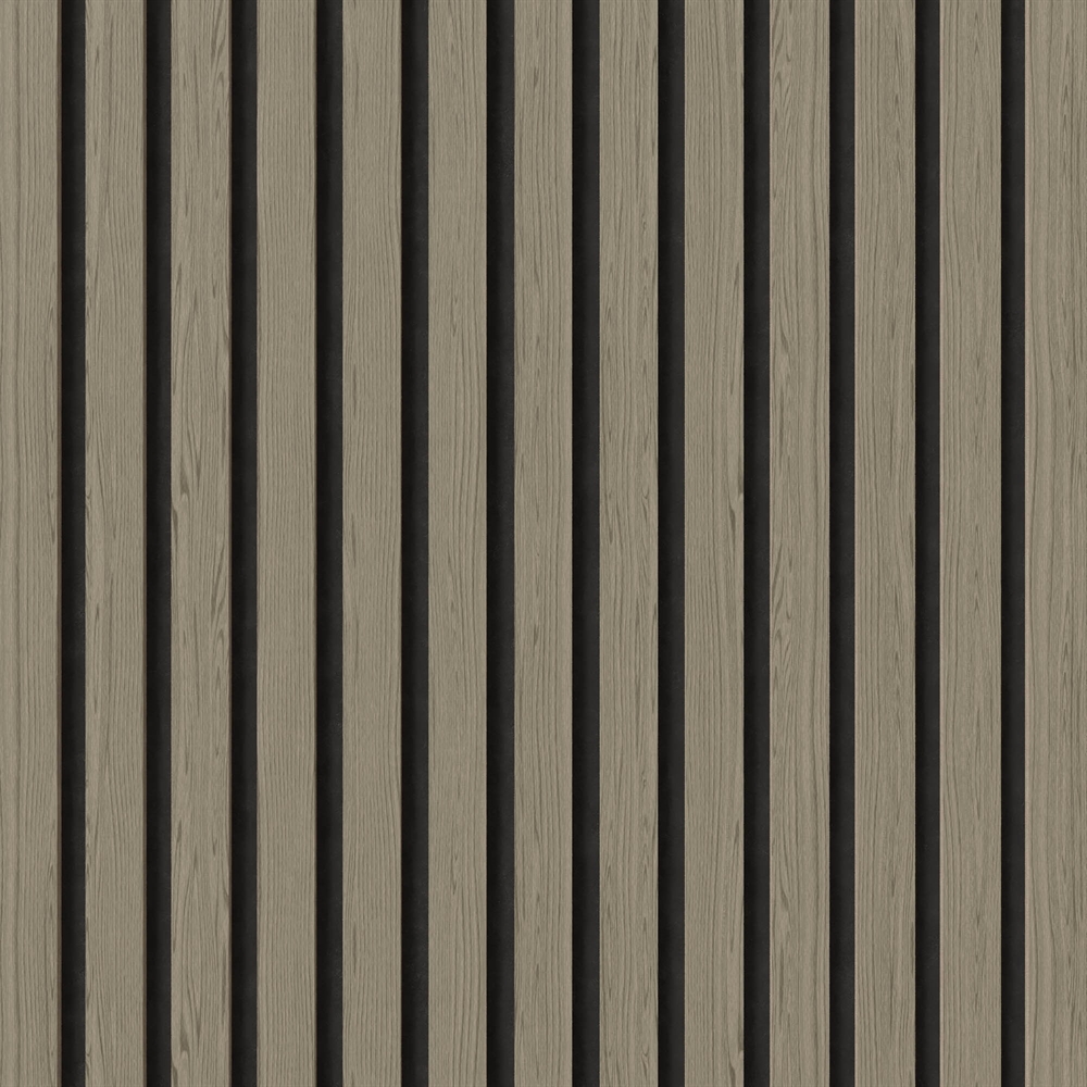 Brandskyddande akustikpanel - Grå ekfaner 60 x 248 cm