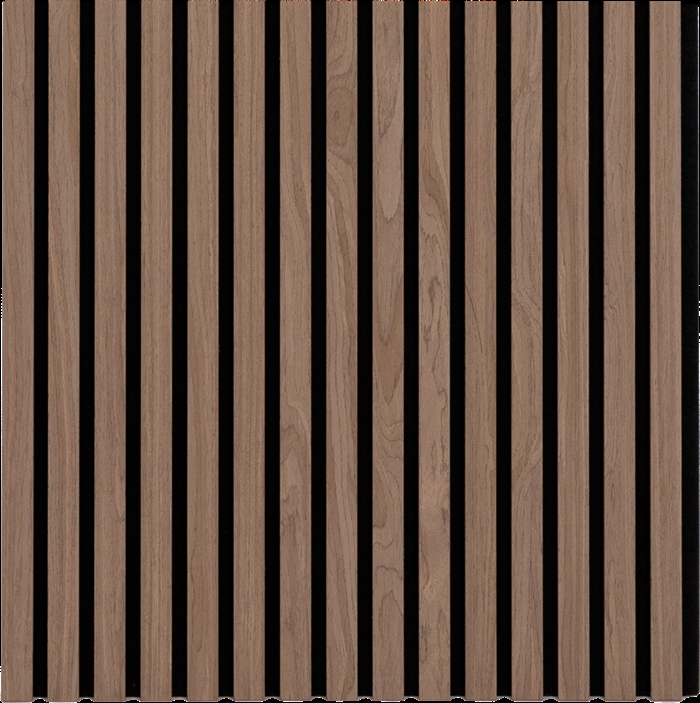 Akustikpanel - Mörk valnöt look 60 x 240 cm