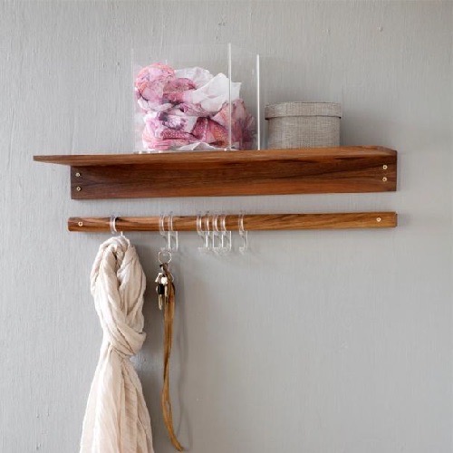 Neon Living - Entréset 70cm, Valnöt/Klar