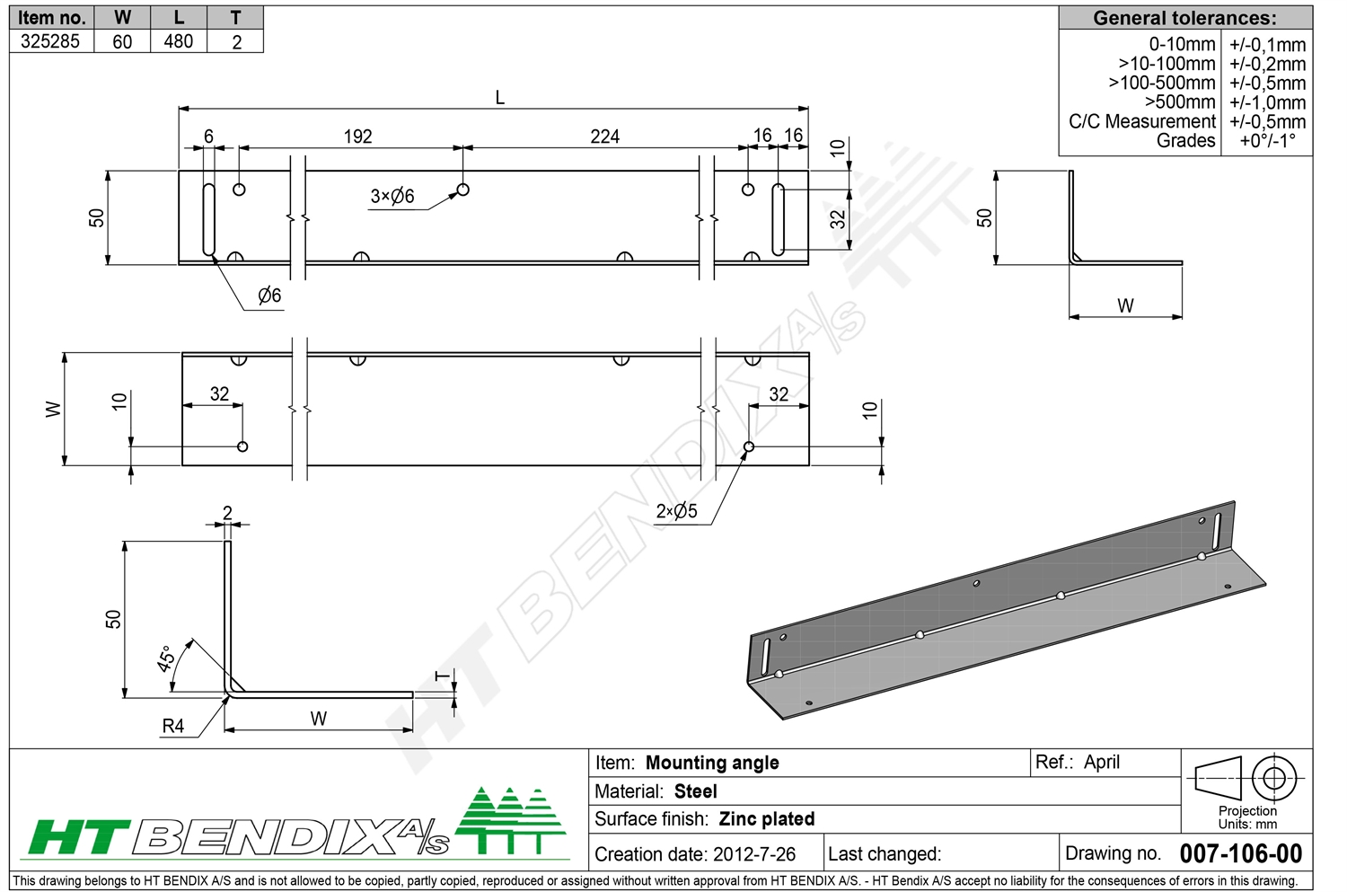 Teknisk tegning standard Teknisk tegning standard