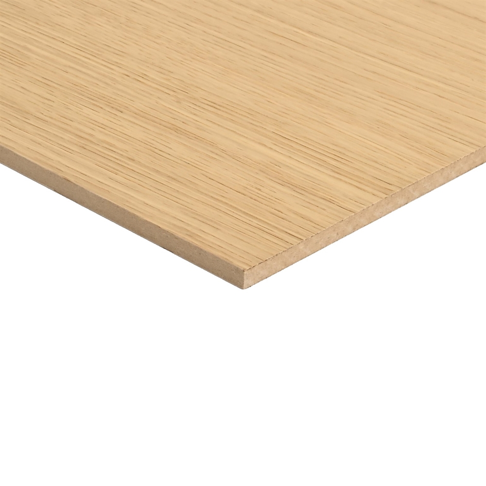 Fanerad MDF Ivory Oak lackerad SHINNOKI