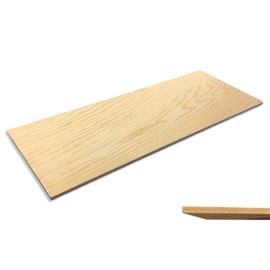 Hylla i tall-plywood sned kant